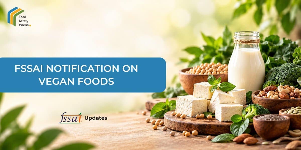 FSSAI NOTIFICATION ON VEGAN FOODS