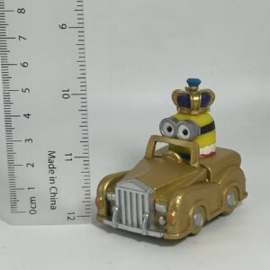 Minions Despicable Me King Car - Rare Gold Edition King Bob Pull-Back Vehicle (Secret Hidden)