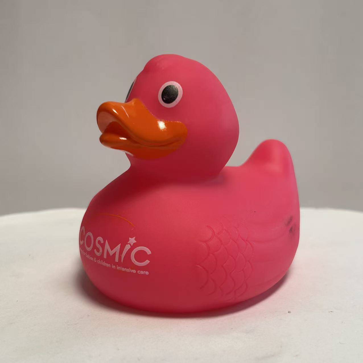 Official COSMIC Charity Hot Pink Rubber Duck – London Canal Duck Race Collectible Bath Toy