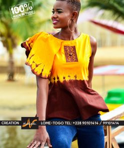 Top batik brodé – Image 3