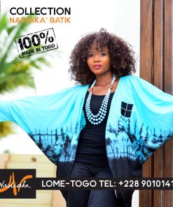 Alternative view of Top kimono batik