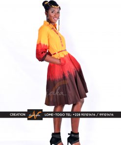 Robe Batik Brodée – Image 3