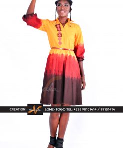 Robe Batik Brodée – Image 4