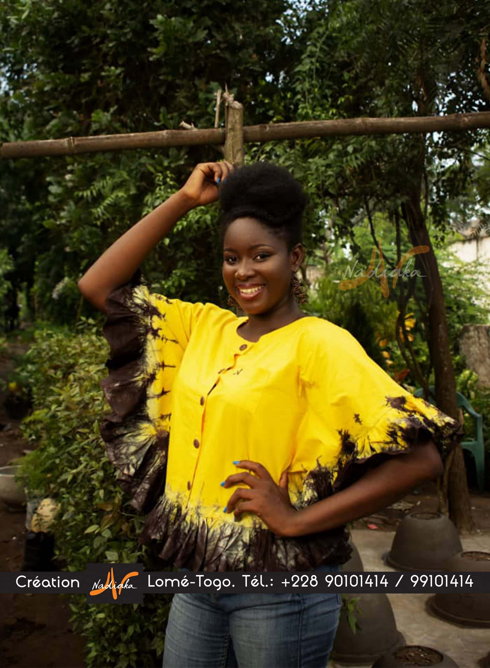 Top batik colorée – Image 3