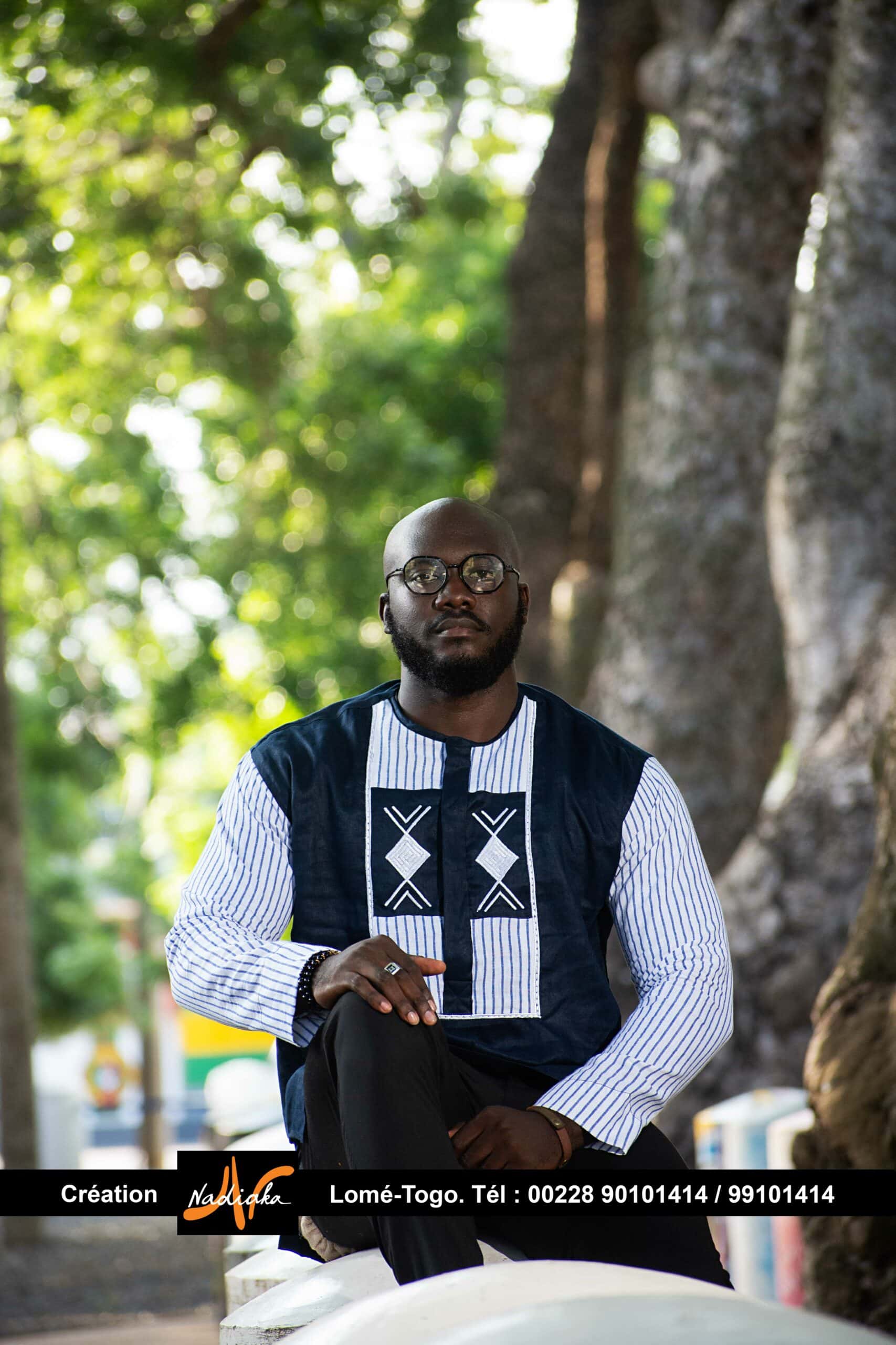 Chemise manches longues en lin avec broderie