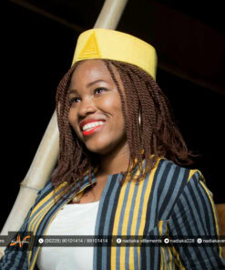 Chapeau traditionnel brodé Nadiaka "Apétô / Apénô ' – Image 3