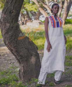 Ensemble tunique pantalon brodé – Image 4