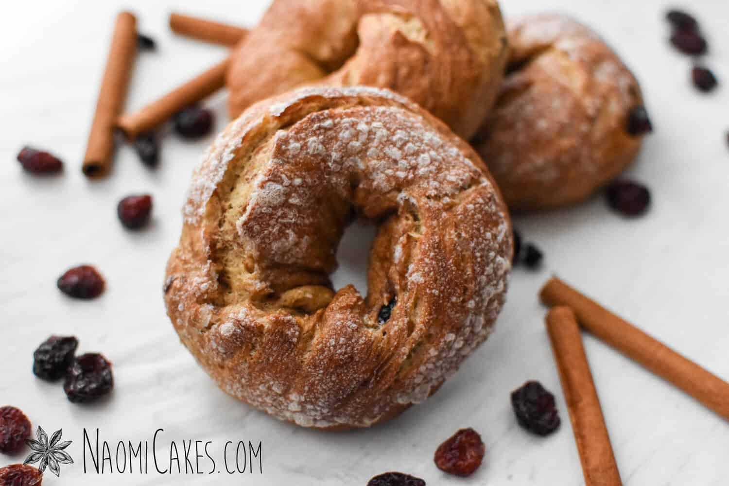 Cranberry Cinnamon Bagels [Recipe]