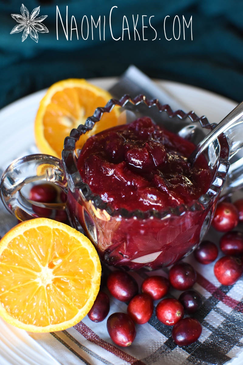 cranberry sauce with orange