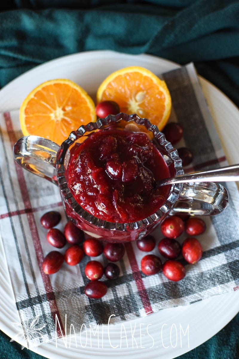 cranberry sauce with orange