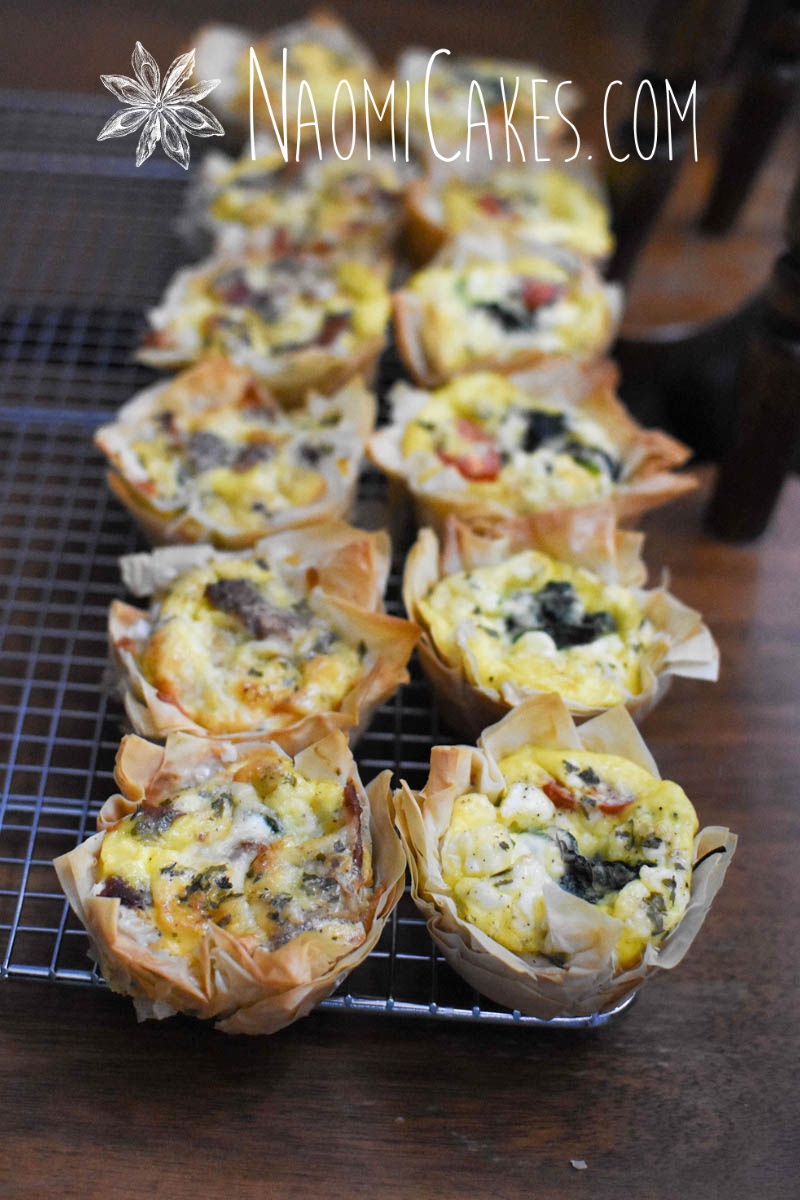 miniature quiche tarts