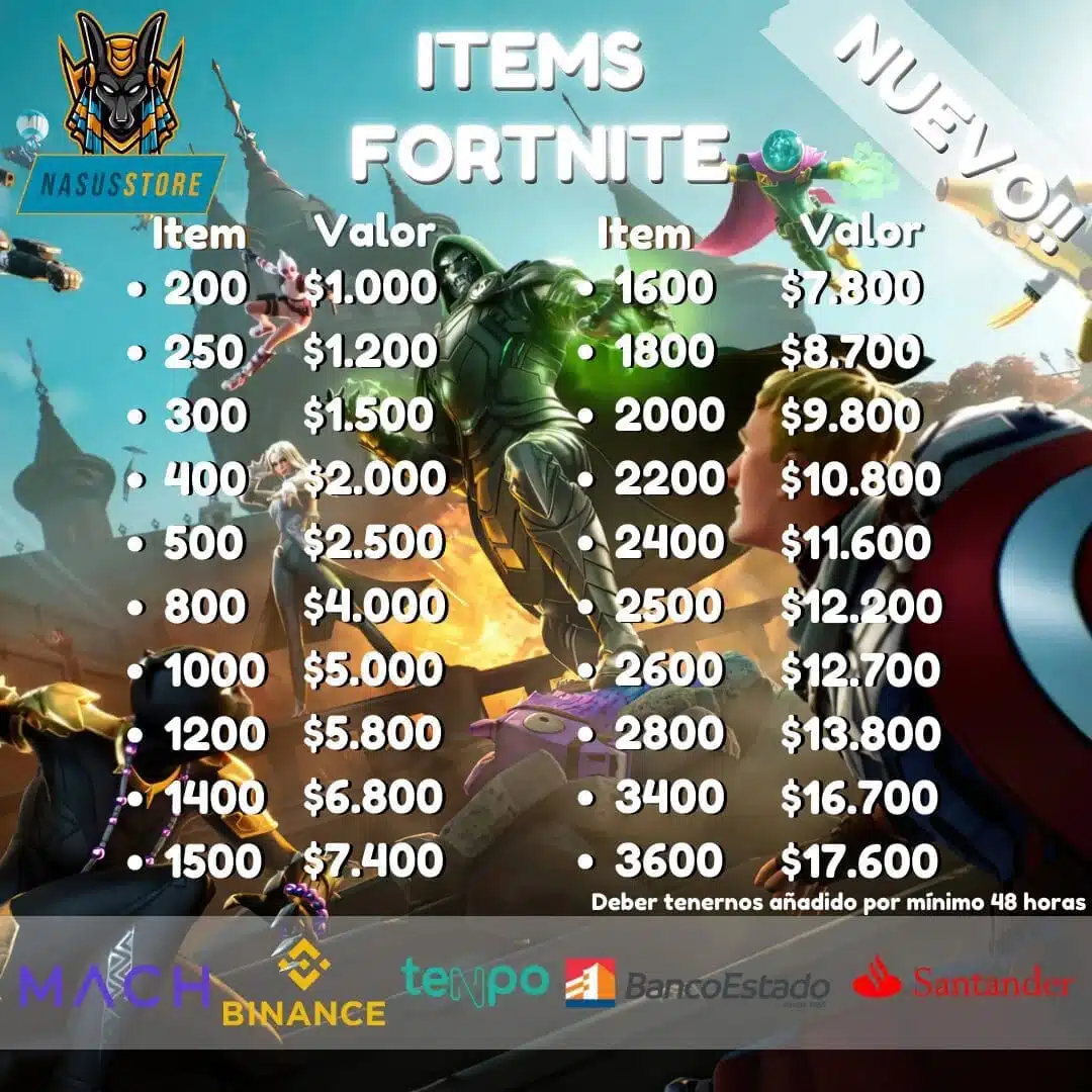 Items Fortnite