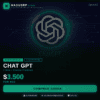 Imagen promocional de Chat GPT en Nasus Store, suscripción mensual.