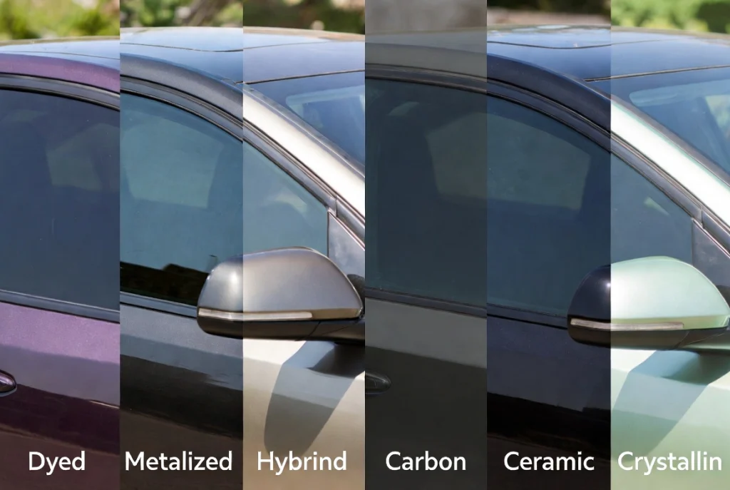 different types of window tint