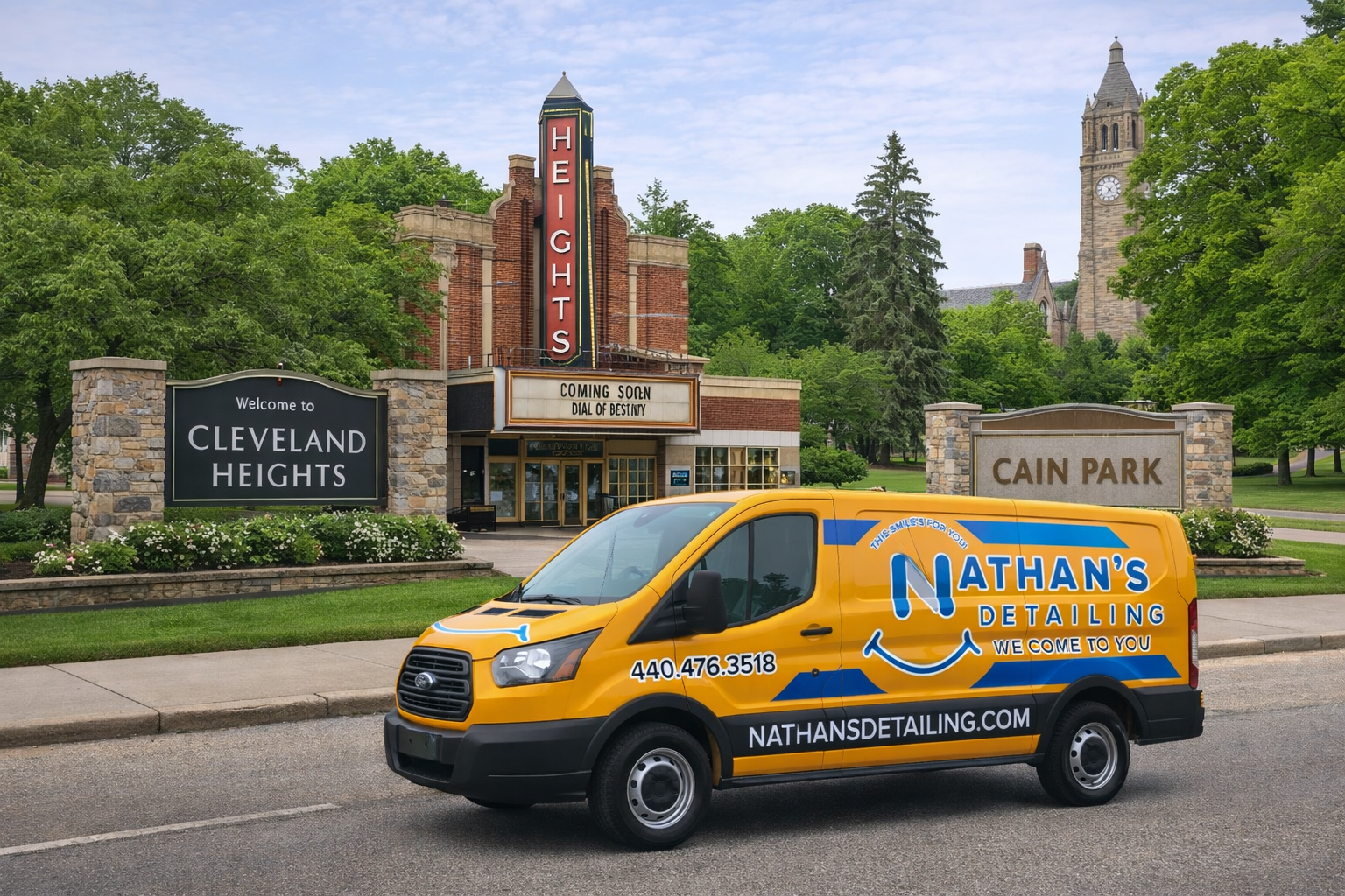 Mobile car detailing Cleveland Heights, Ohio