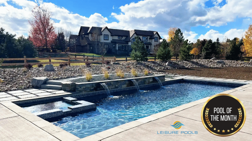 Northern Colorado Pools' award-winning backyard pool offers relaxation and fun with top-quality outdoor living features.