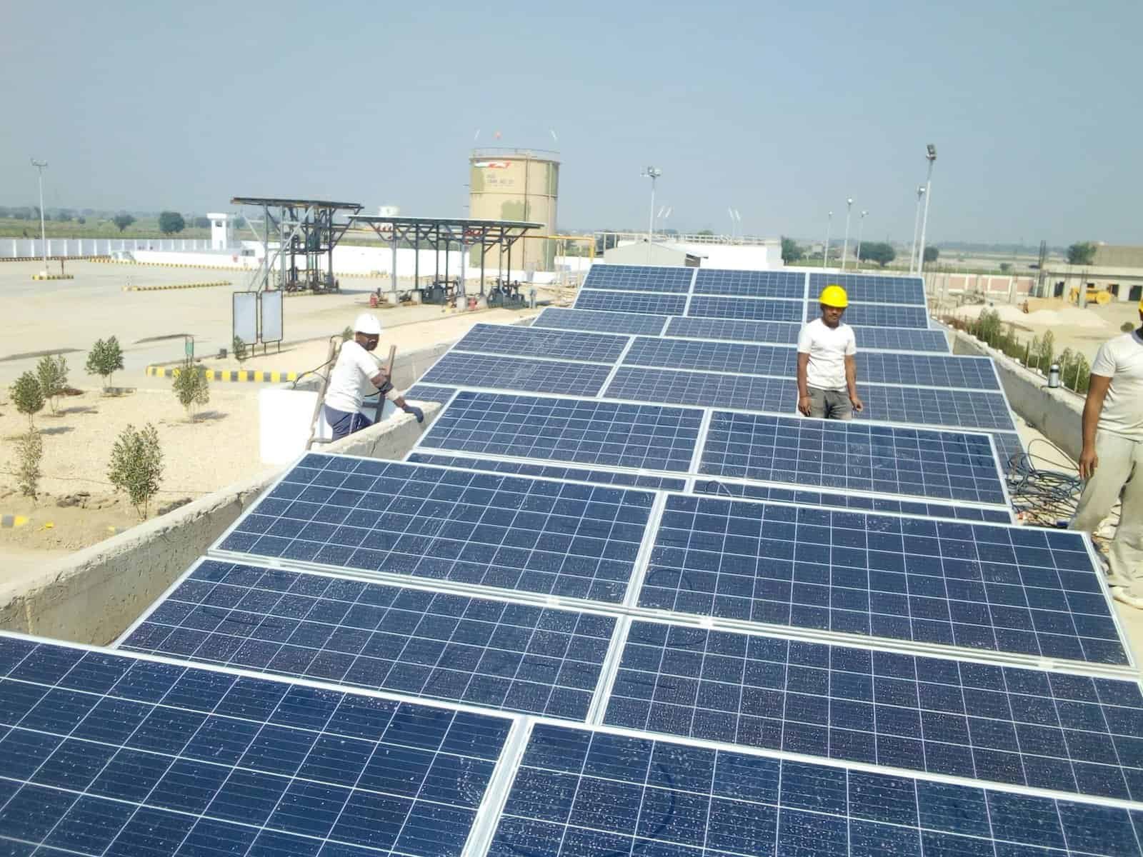 Solar panels and equipment optimized for Nevada desert conditions.