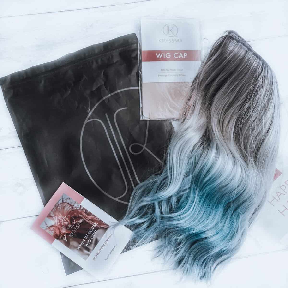 K’ryssma Blue Ombre Synthetic Wig Review