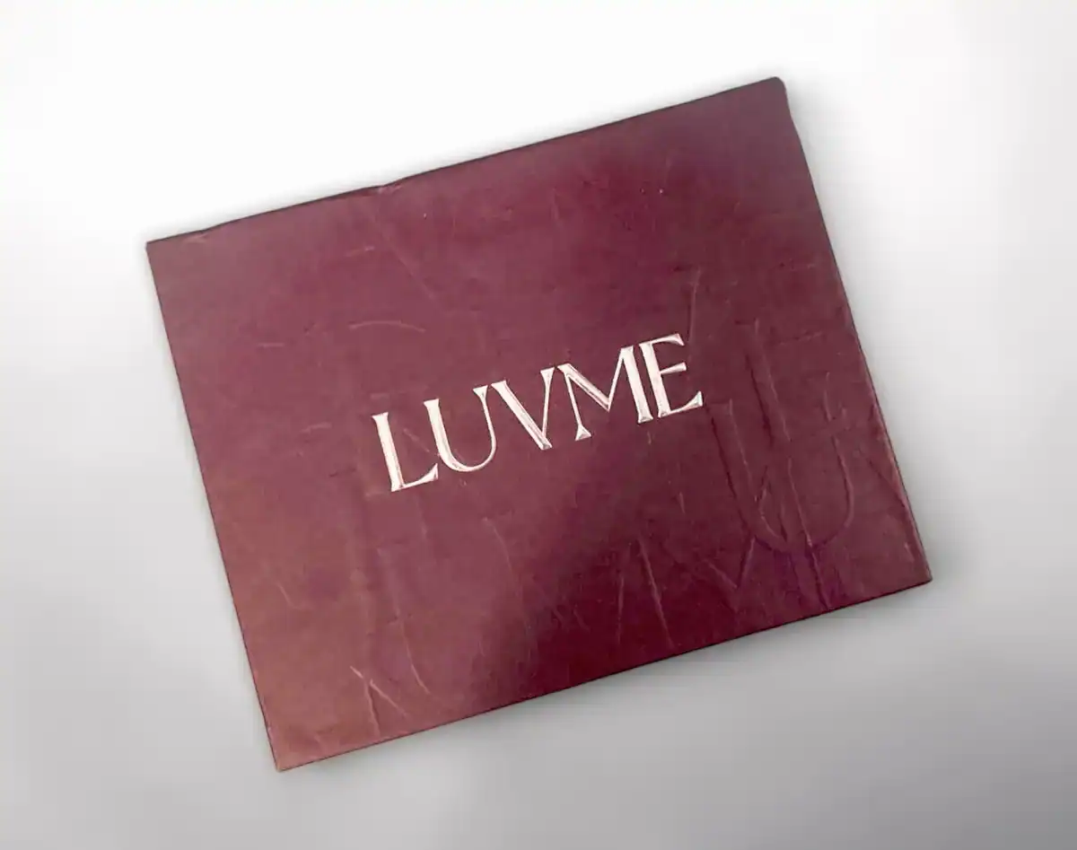 The Luvme Hair box my gifted wig arrived in