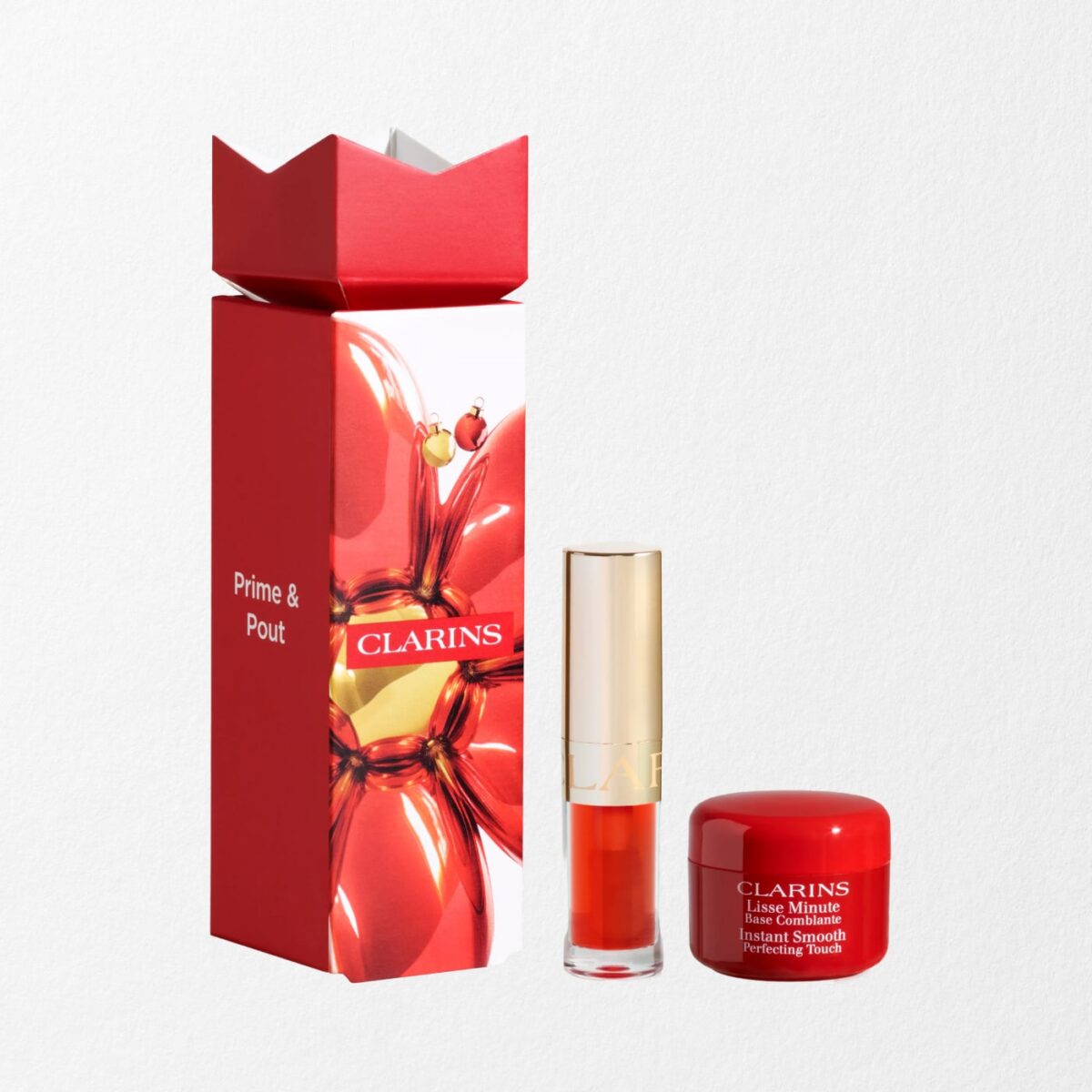 Clarins Prime and Pout Stocking Filler gift set, £15