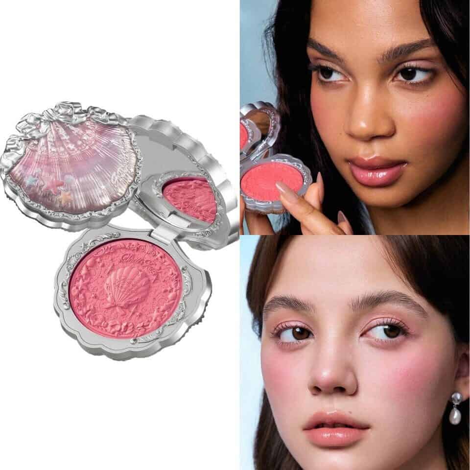 Flower Knows Shell's Jewel Silk Satin Blush