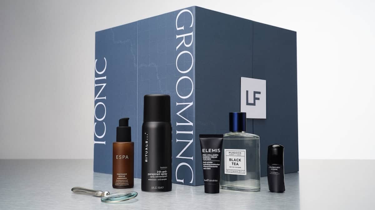 The LOOKFANTASTIC Grooming Advent Calendar 2026 styled with its products