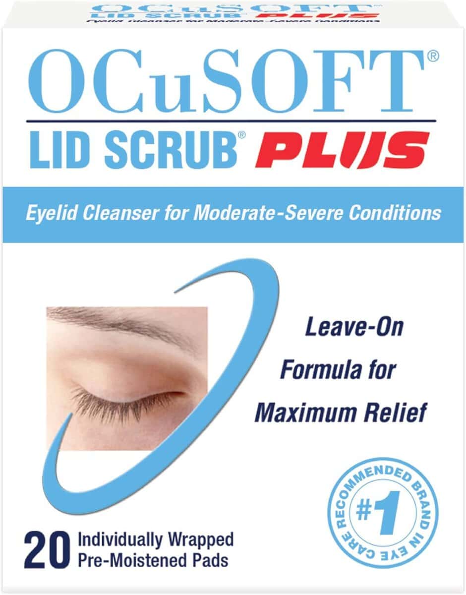OCuSOFT Lid Scrub Plus eyelid cleanser wipes