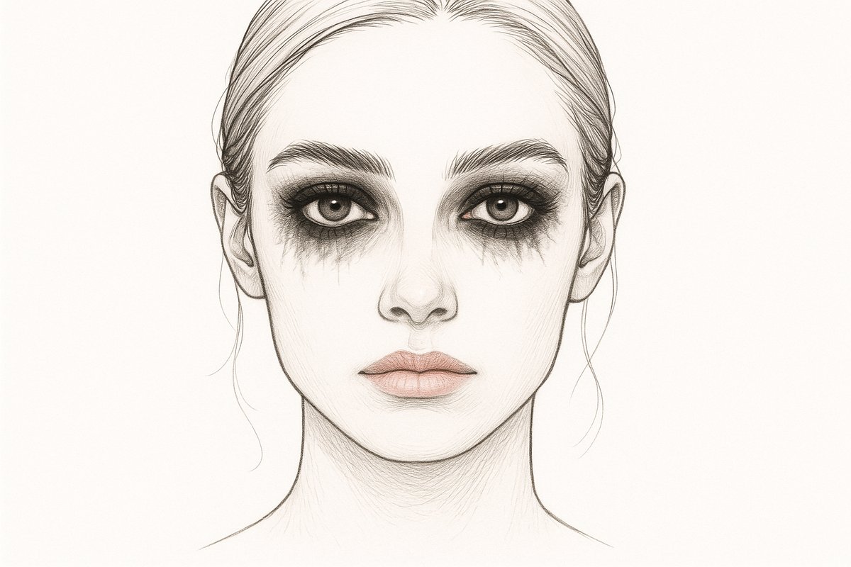 Runway-Inspired Messy Eye Makeup