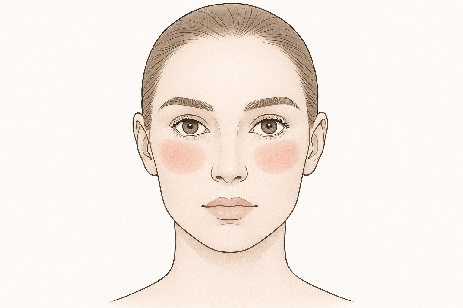 Undereye Blush Placement Guide
