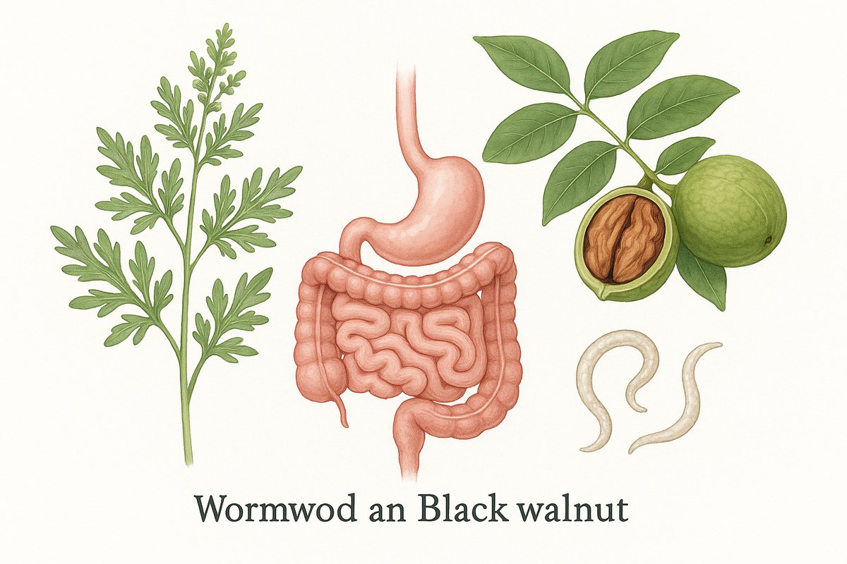 Wormwood and Black Walnut: Herbal Parasite Evidence