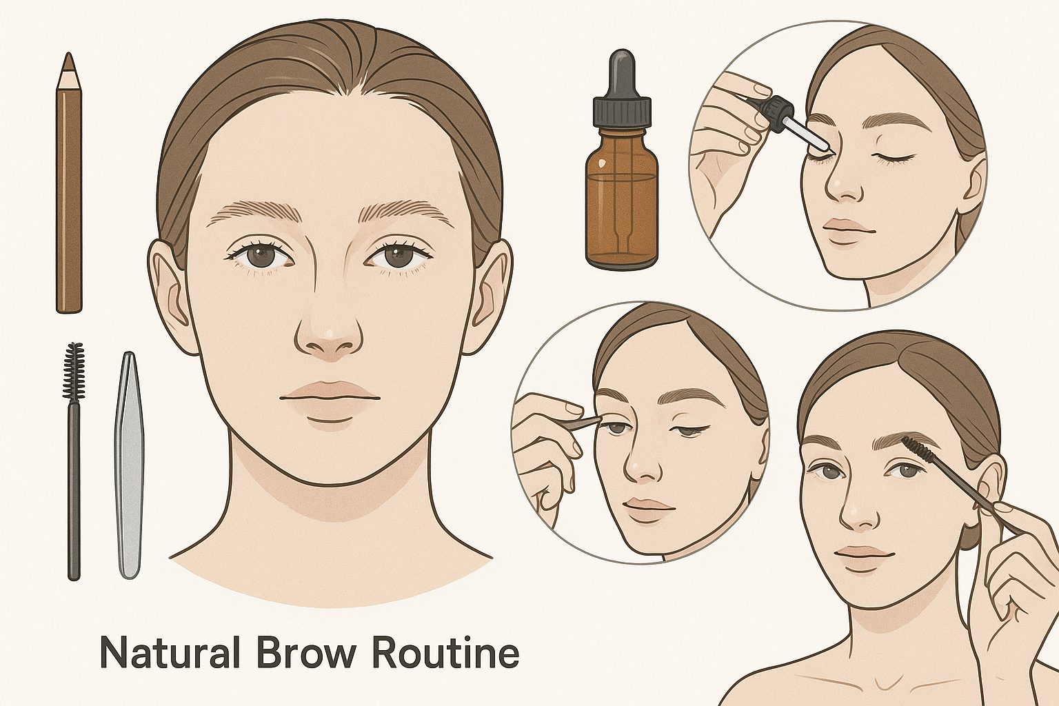 Natural Brow Routine for Overplucked Brows