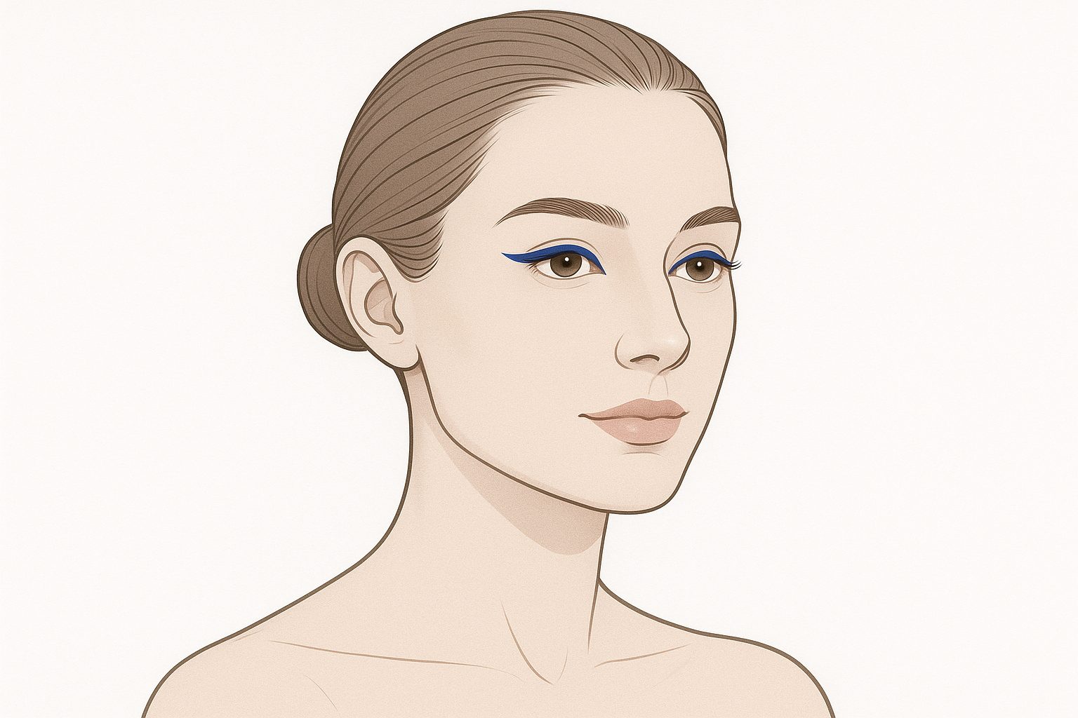 Blue Eyeliner Comeback Trends