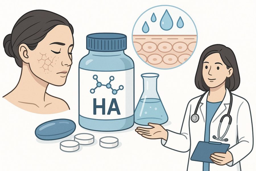 Hyaluronic Acid Supplements for Dry Skin: Complete Guide