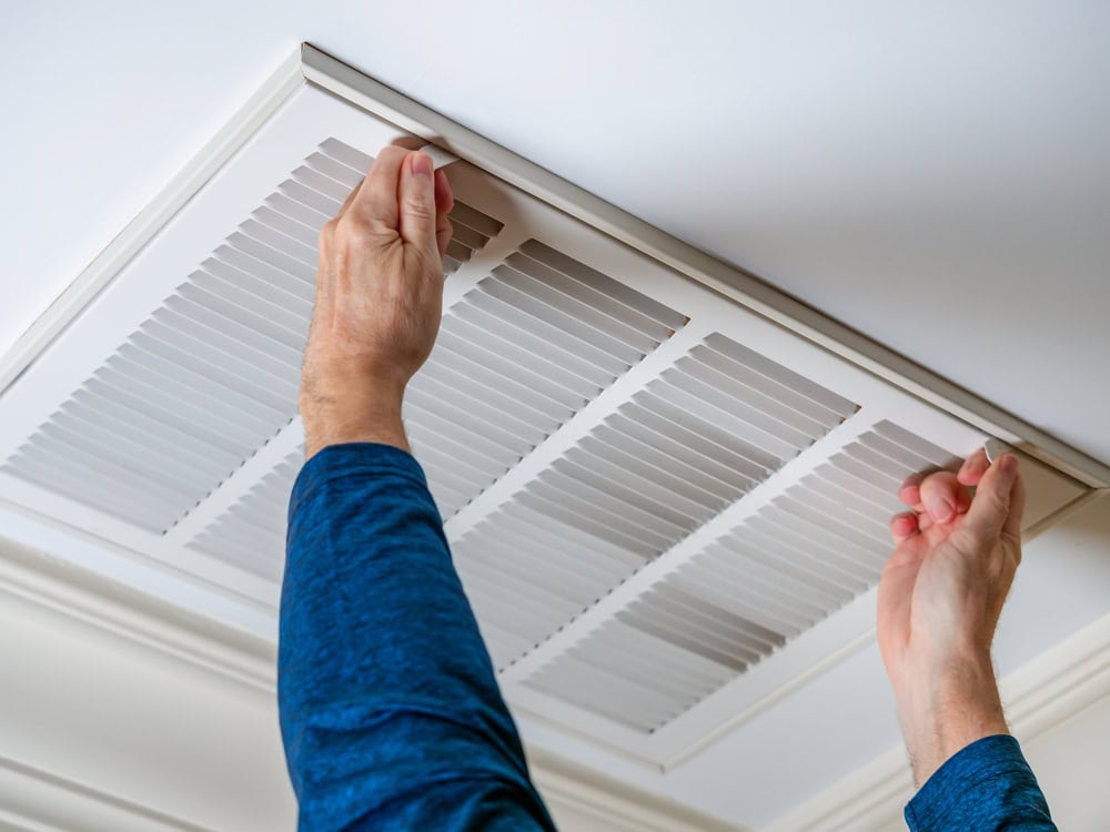 Replacing the air filter for a fresher, cleaner home!