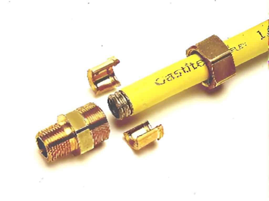 Essential components of a Gasoline fuel line assembly.