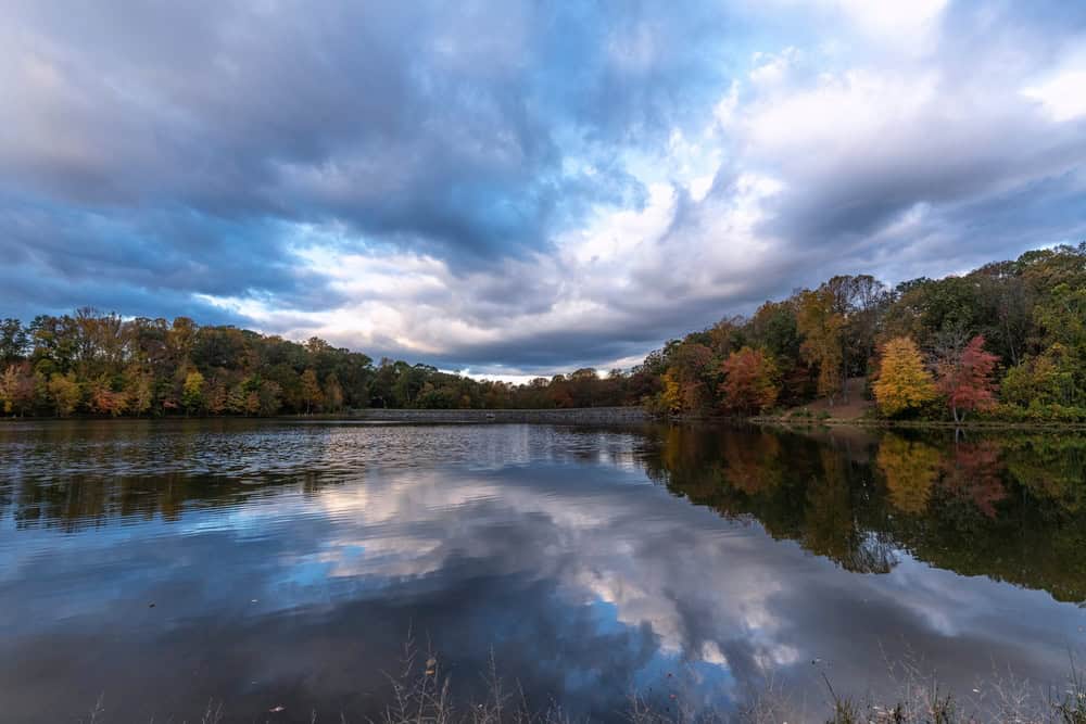 Lake at Seneca Creek State Park.