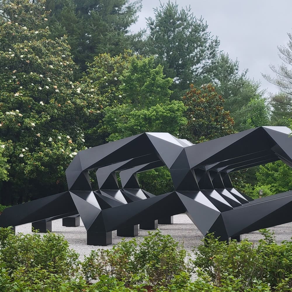 Outdoor sculpture at Glenstone.