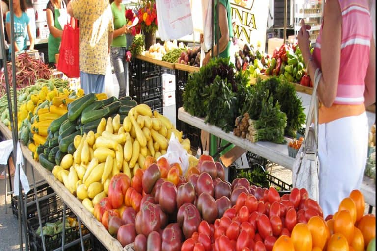 Produce at Annandale Farmers Market.