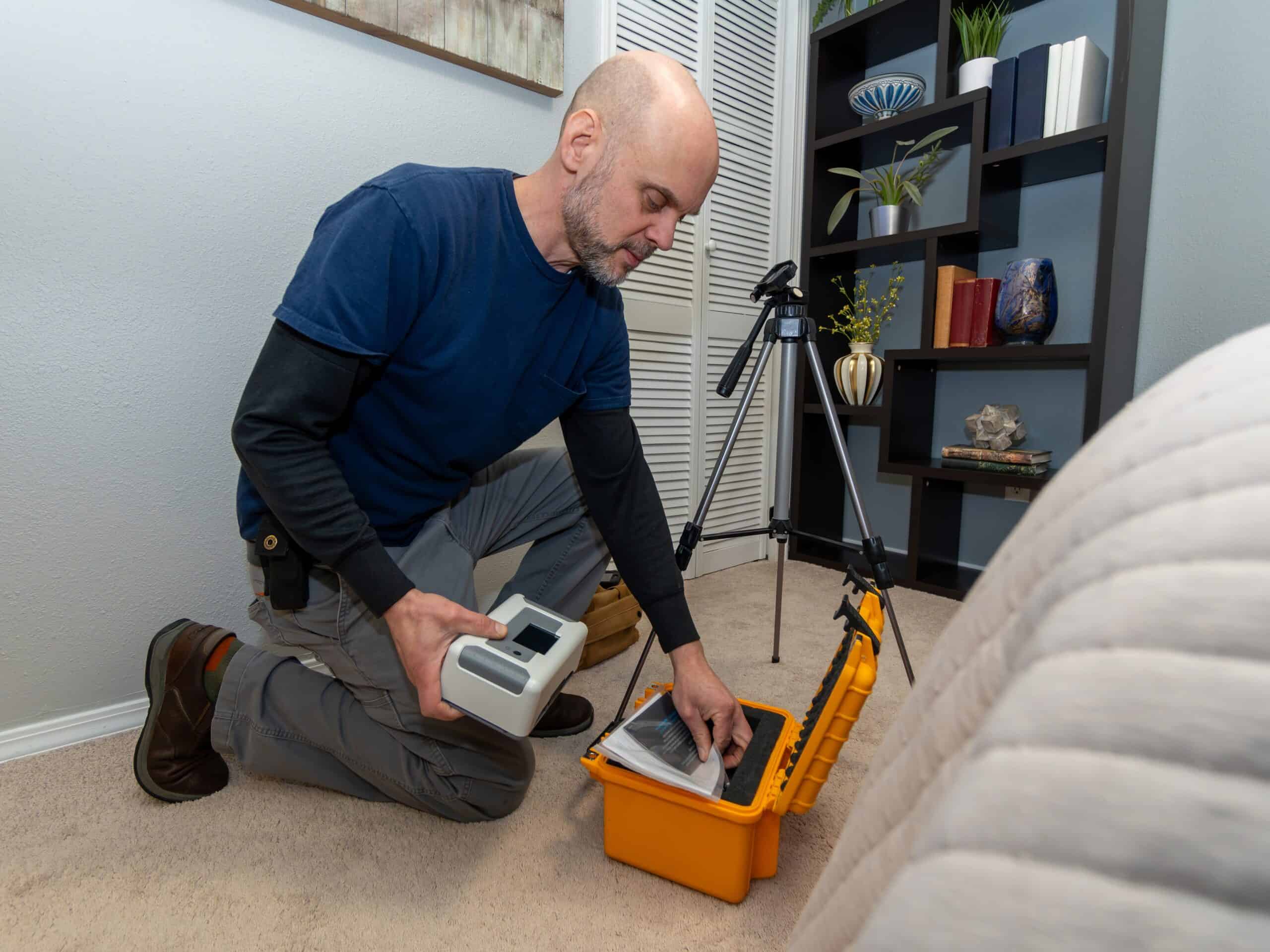 Home inspection and radon check