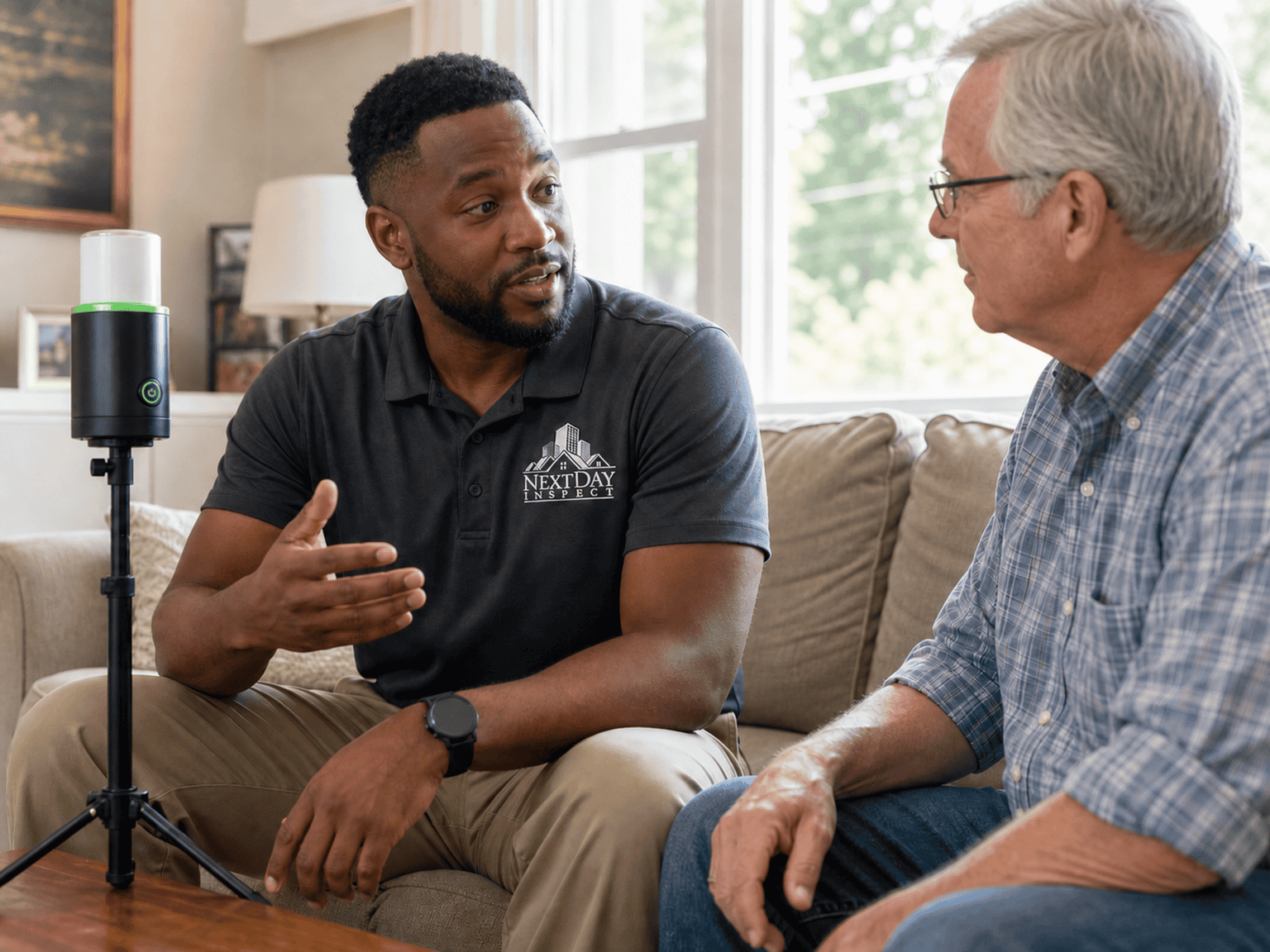 NextDay Inspect professional conducting a property assessment
