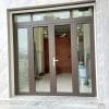 cửa kính cường lực khung nhôm