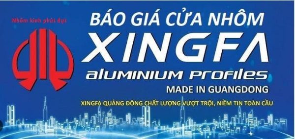 báo giá cửa cửa xingfa nhập khẩu chính hãng tem đỏ quảng đông