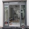 cửa nhôm xingfa 4 cánh nhập khẩu màu xám
