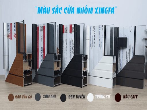 màu nhôm xingfa