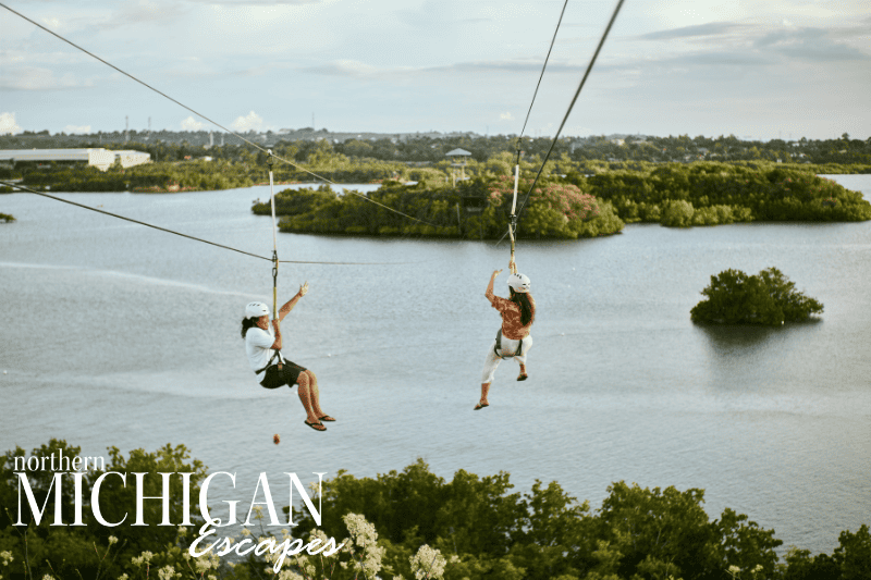 northern-michigan-zipline-waterfall