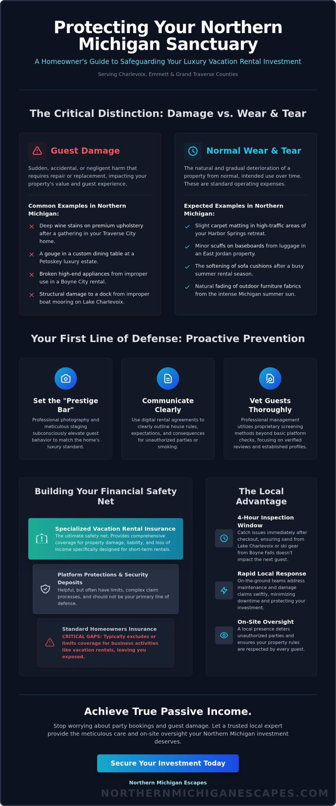 Protecting Your Northern Michigan Rental Property from Guest Damage: The 2026 Host Guide