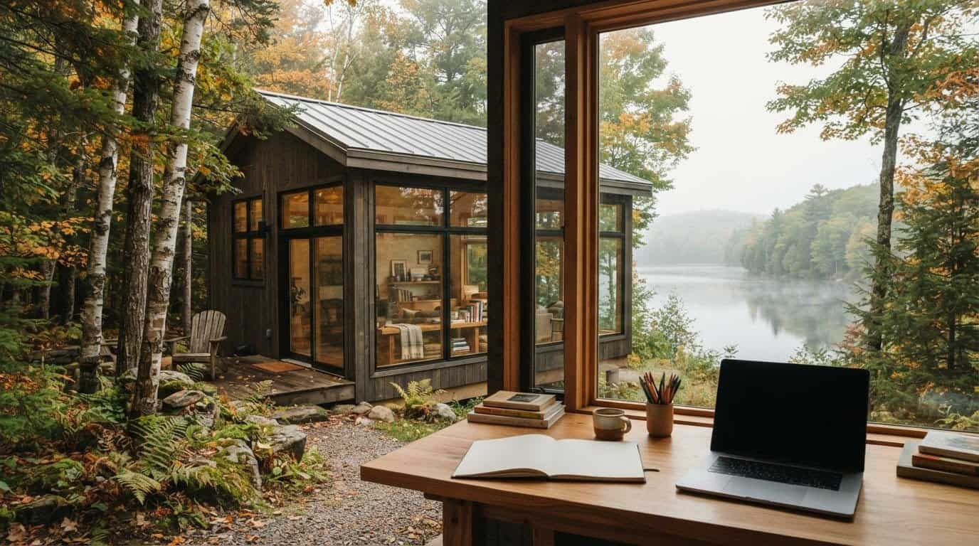 Secluded Michigan Artist & Writer Retreat Cabins: 2026