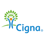 Cigna logo, representing a health insurance company offering individual health plans and affordable health care solutions.