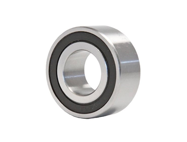 32012RS Economy Double Row Angular Contact Ball Bearing With Two Rubber Seals 12x32x15.9mm