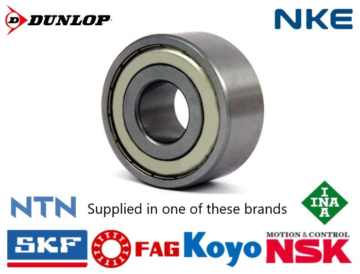 32002Z Branded Double Row Angular Contact Ball Bearing With Two Metal Shields 10x30x14mm